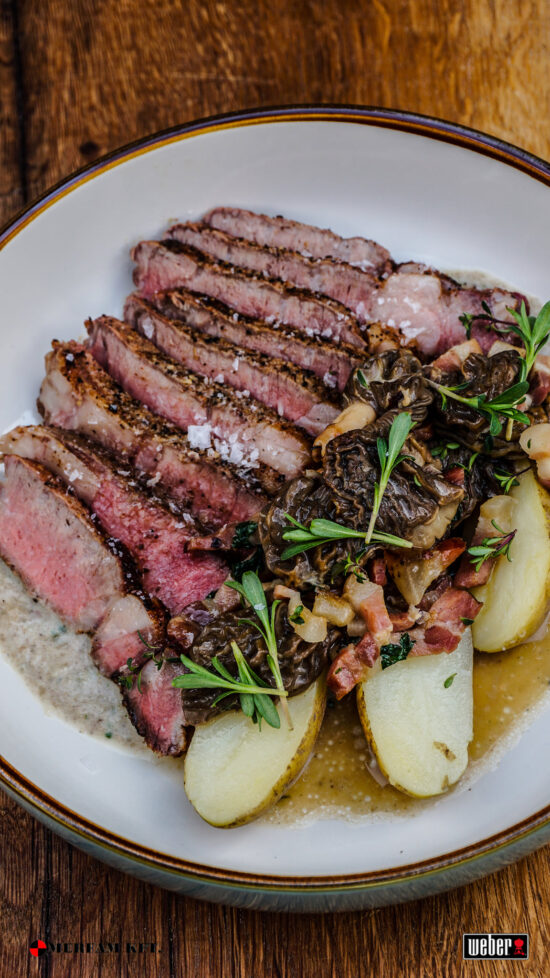 ribeye steak grillezése