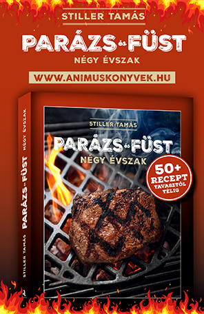 Stiller Tamás Parázs és Füst grill szakácskönyv